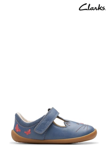 Clarks Blue Denim Roamer Ears Toddler Shoes (695994) | £30