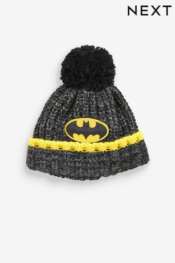 Batman License Knitted Pom Hat (1-10yrs) (696281) | £11 - £13