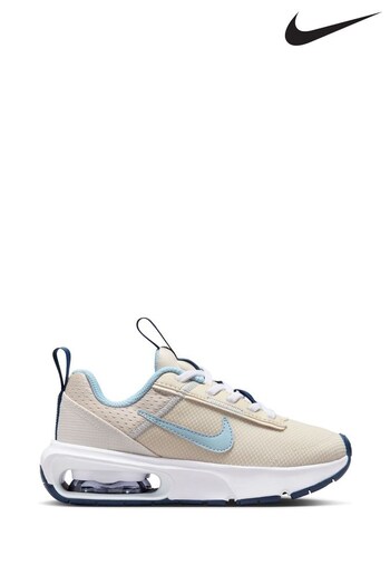 Nike hyper Neutral White Air Max INTRLK Lite Junior Trainers (696296) | £45