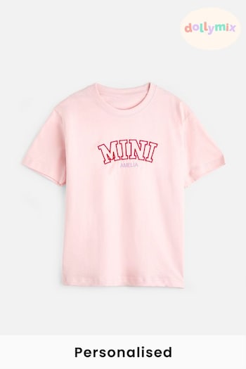 Personalised Mini Logo T-Shirt by Dollymix (696428) | £17