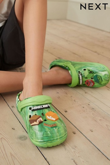 Green Marble Minecraft Clogs (696453) | £15 - £17