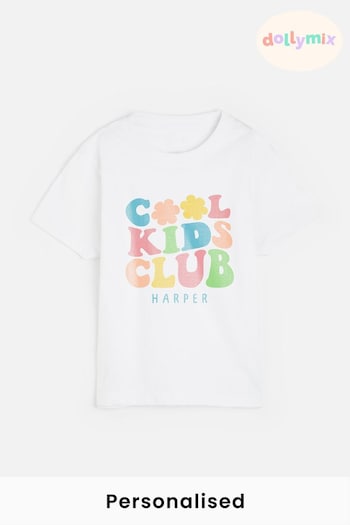 Personalised Cool Kids Club T-Shirt by DollyMix (696663) | £17