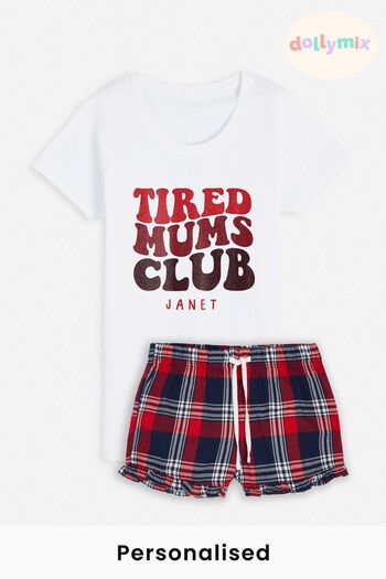 Personalised Tired Mums Club Pyjamas by Dollymix (696684) | £29