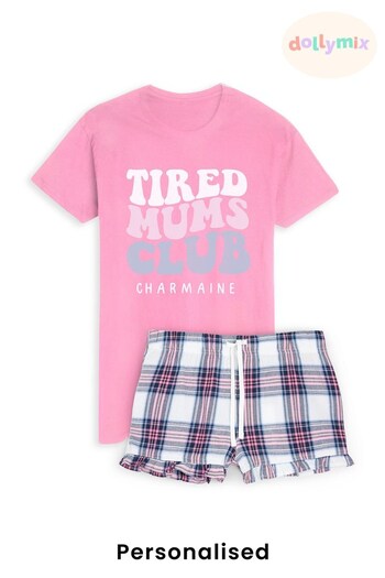 Personalised Tired Mums Club Pyjamas by Dollymix (696710) | £29