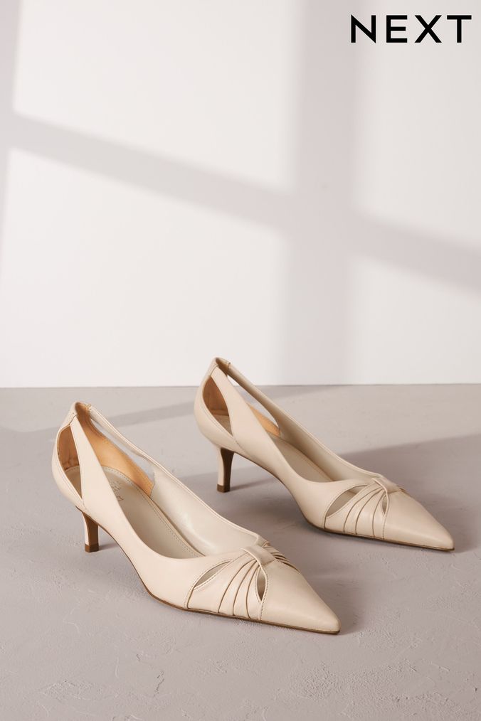 Nude shoes low heel NADIA - Luisa Toledo comfortable stilettos