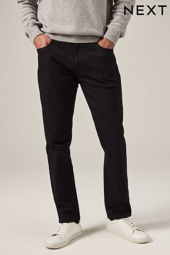 Solid Black Slim Classic Stretch Jeans (697484) | £28