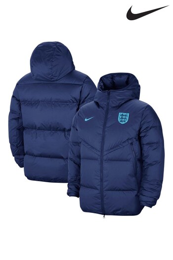 Nike Blue England Storm-FIT Down Jacket (697572) | £190