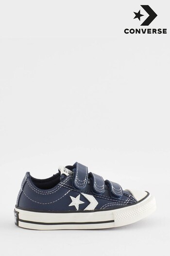 Converse chuck Navy Junior Star Player 76 Leather Easy On Trainers (697578) | £50