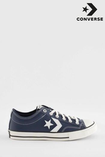 Converse Navy Youth Leather Star Player 76 Easy On Trainers (697740) | £55