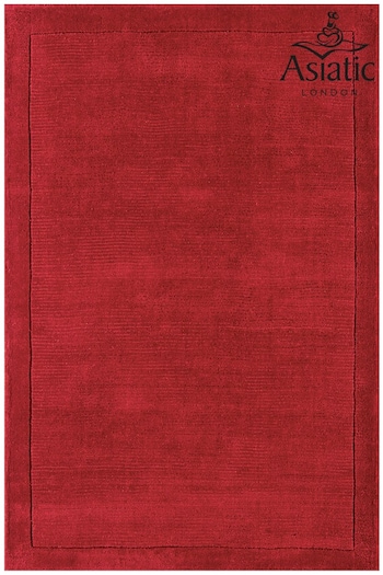 Asiatic Rugs Red York Lustre Rug (697829) | £47 - £375