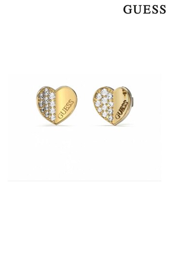 Guess fal05 Ladies Gold Tone Lovely Earrings (698552) | £39