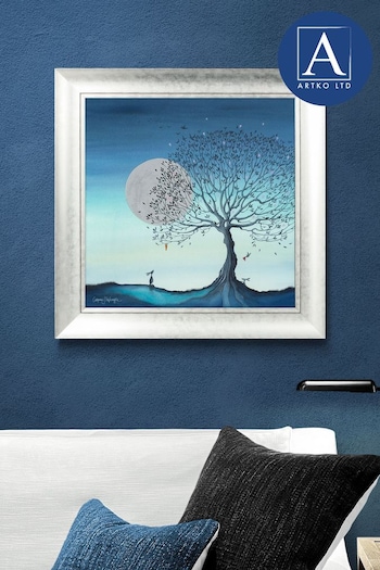 Artko Silver Hope Moon I by Catherine J Stephenson Framed Art (698844) | £95