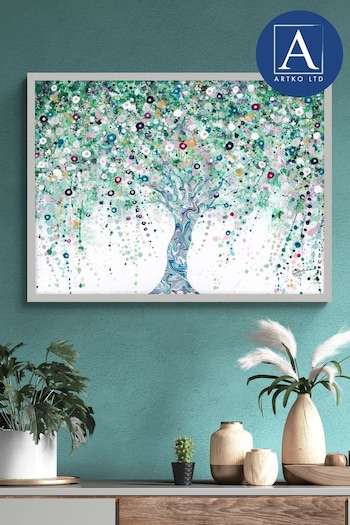 Artko Grey Wishing Willow by Sara Otter Framed Art (698889) | £85