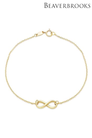 Beaverbrooks 9ct Gold Infinity Bracelet (699499) | £150