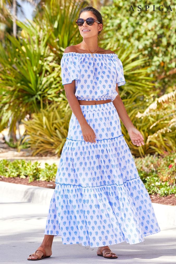 Next tiered maxi skirt online