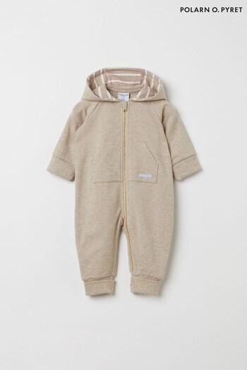 Polarn O Pyret Natural Organic Hooded All-in-one (6C4398) | £28
