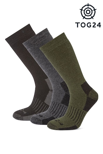 Tog 24 Mens Villach Trek Black Socks 3 Pack (6V7172) | £30