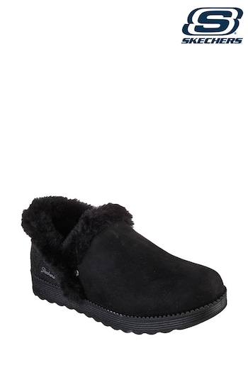 Skechers Black Faux Fur Slip-On Booties (700272) | £62