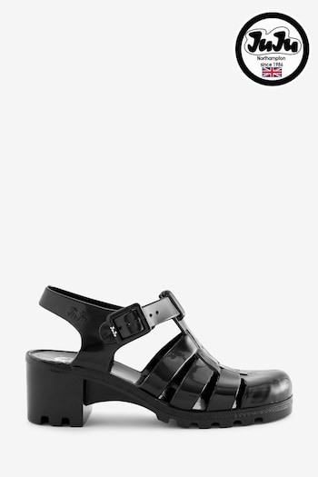 Juju Ladies Babe Recycled Jelly Black Sandals (700349) | £30