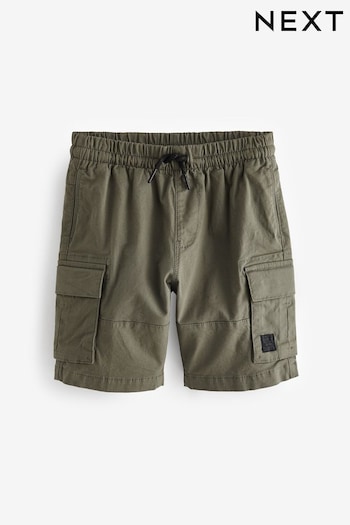 Khaki Green Cargo out Shorts (3-16yrs) (701149) | £10.50 - £15.50