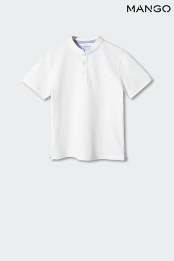 Mango Mao Collar Polo Shirt (701486) | £15