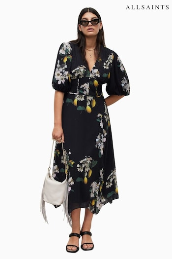 AllSaints Aspen Eugenia Black Dress (701624) | £239