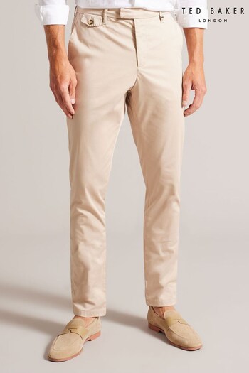 Ted Baker Danay Cream Irvine Slim Fit Trousers (701831) | £90