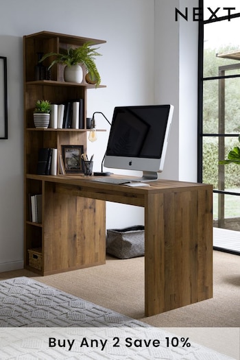 Dark Bronx Oak Effect Desk (701881) | £325