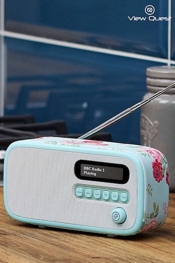 View Quest White Cath Kidston Antique Rose Dexter DAB/FM Radio (701919) | £55