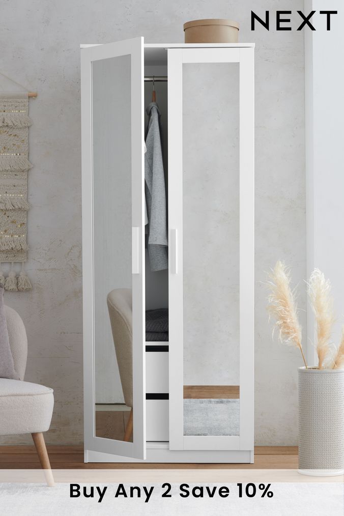 Next mirrored discount furniture