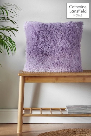 Catherine Lansfield Purple So Soft Cuddly Cushion (702178) | £16