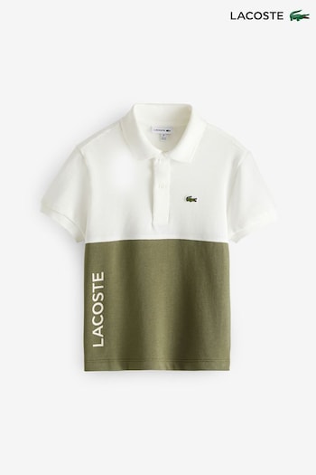 Lacoste Cortos Color Block Children Polo Shirt (702435) | £55 - £60