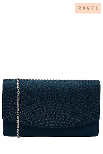 Ravel Blue Clutch Bag with Chain (702745) | £45