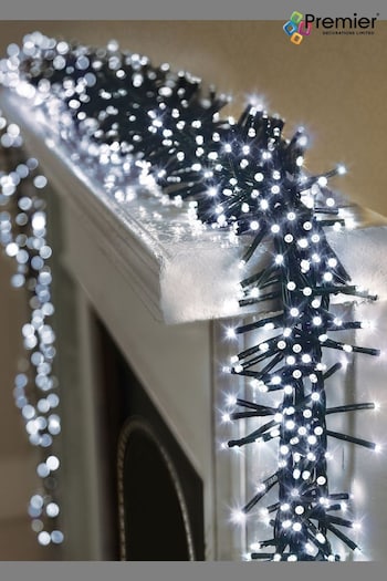 Premier Decorations Ltd White LED Cluster Christmas Lights (702875) | £110