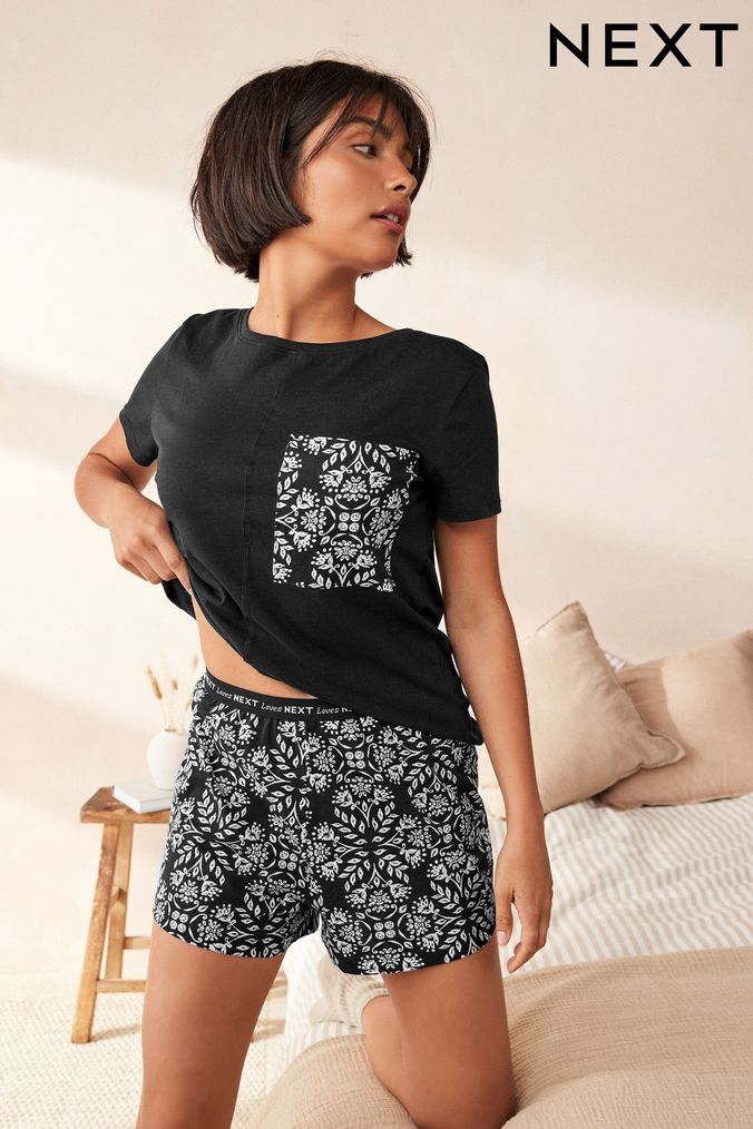 Women s Short Pyjamas Pj Shorts Next UK