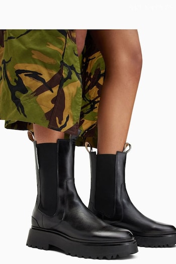 AllSaints Black Amber Boots (703552) | £229