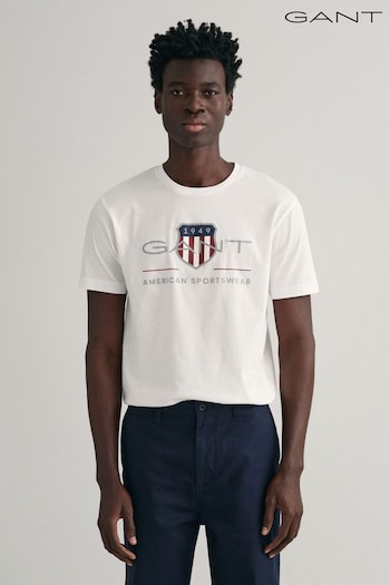 GANT Blue Archive Shield Logo T-Shirt (704318) | £45
