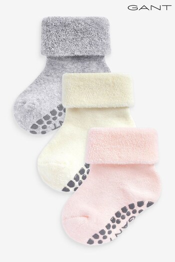 GANT Baby Cream Socks 3 Pack (704356) | £16