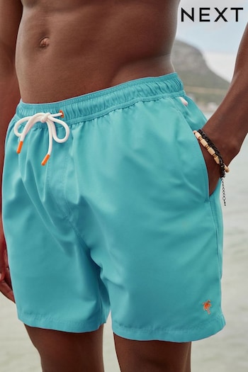 Turquoise Blue Palm Logo Essential Swim Hot Shorts (704702) | £15