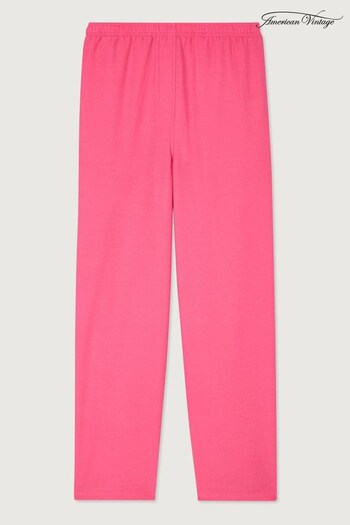 American Vintage Pink Dakota Elasticated Waist Exclusive Trousers (704807) | £120