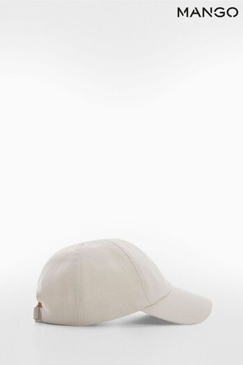 Mango Embroidered Detail Brown Cap (705122) | £15