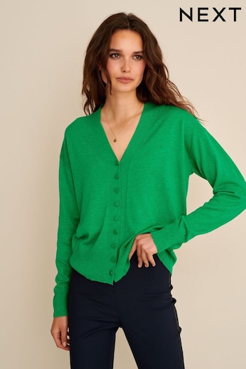 Green Button Up Cardigan (706398) | £20