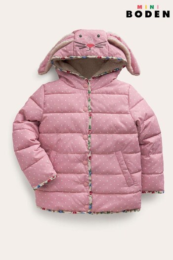 Boden Pink Novelty Padded Coat (706457) | £62 - £68