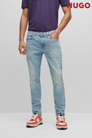 HUGO Blue Extra-Slim-Fit Jeans in Comfort-Stretch Denim (707348) | £129