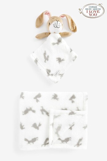 Guess How Much I Love You White Bunny Comforter Set (707353) | £24