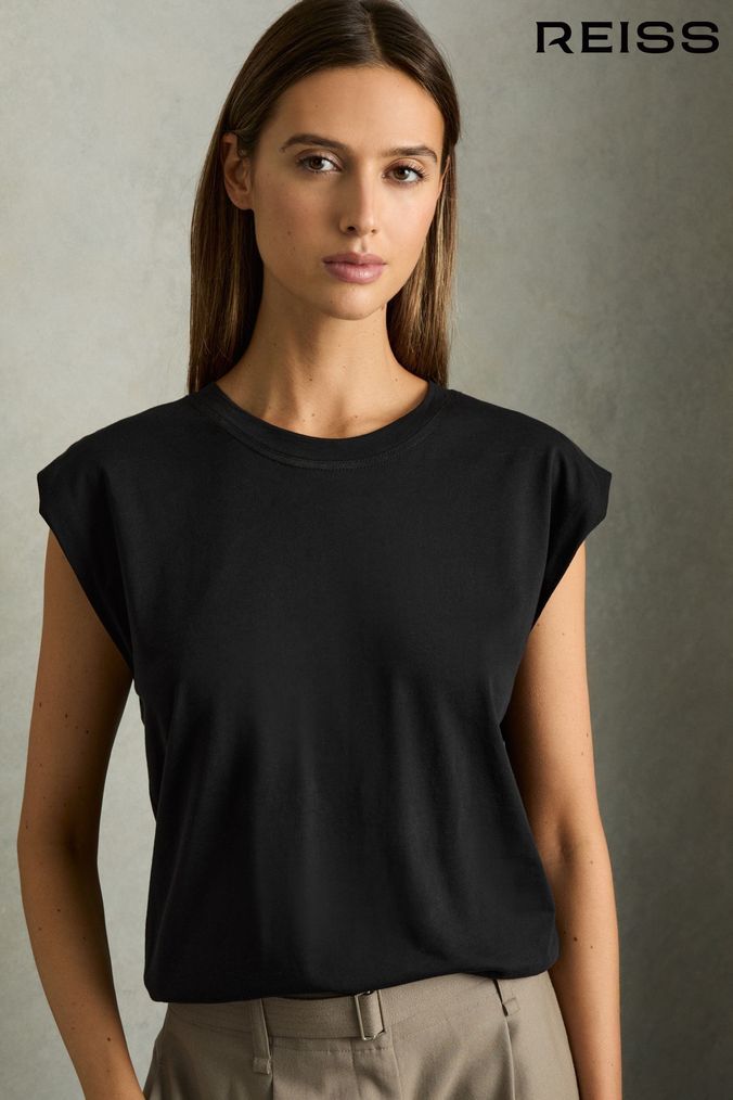 Black crew neck t shirt women's new arrivals