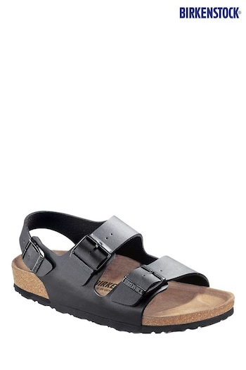 Birkenstock Milano Black Sandals (707480) | £85
