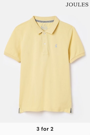 Joules Woody Yellow Pique Cotton Polo Sostenible Shirt (707635) | £14.95 - £16.95