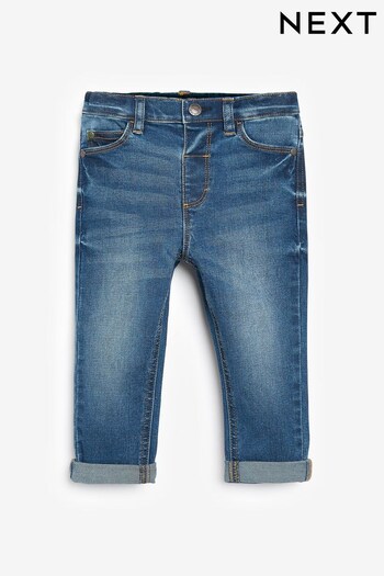 Mid Blue Regular Fit Comfort Stretch Jeans (3mths-7yrs) (707858) | £11 - £13