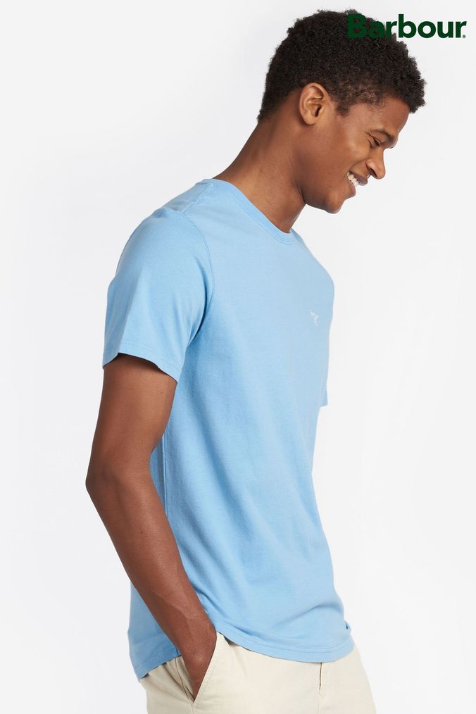 Mens white hotsell barbour t shirt